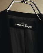 –SPECIAL– "tricot COMME des GARÇONS" 80's Tailored shawl-collar gilet