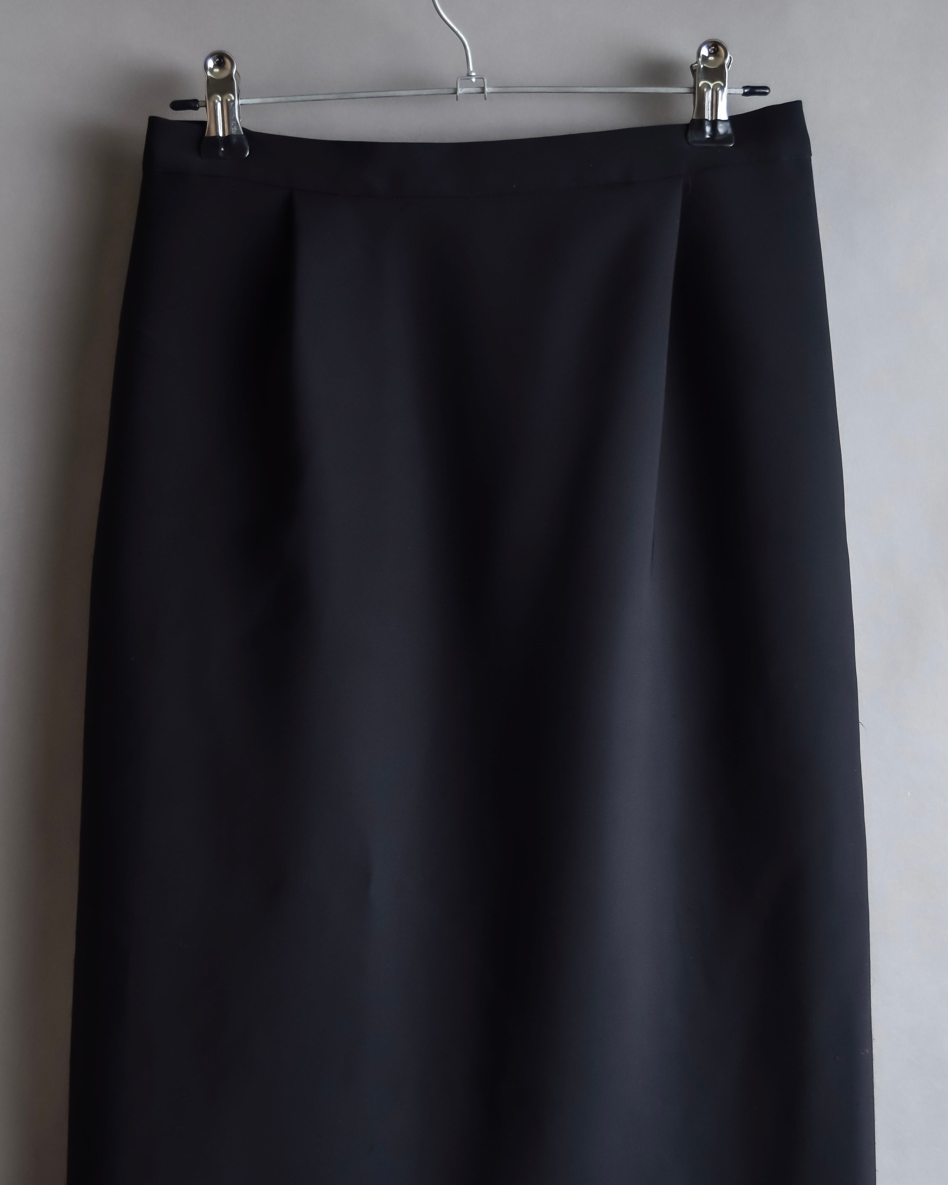 "ISSEY MIYAKE" Organic cutout fringe wrap skirt