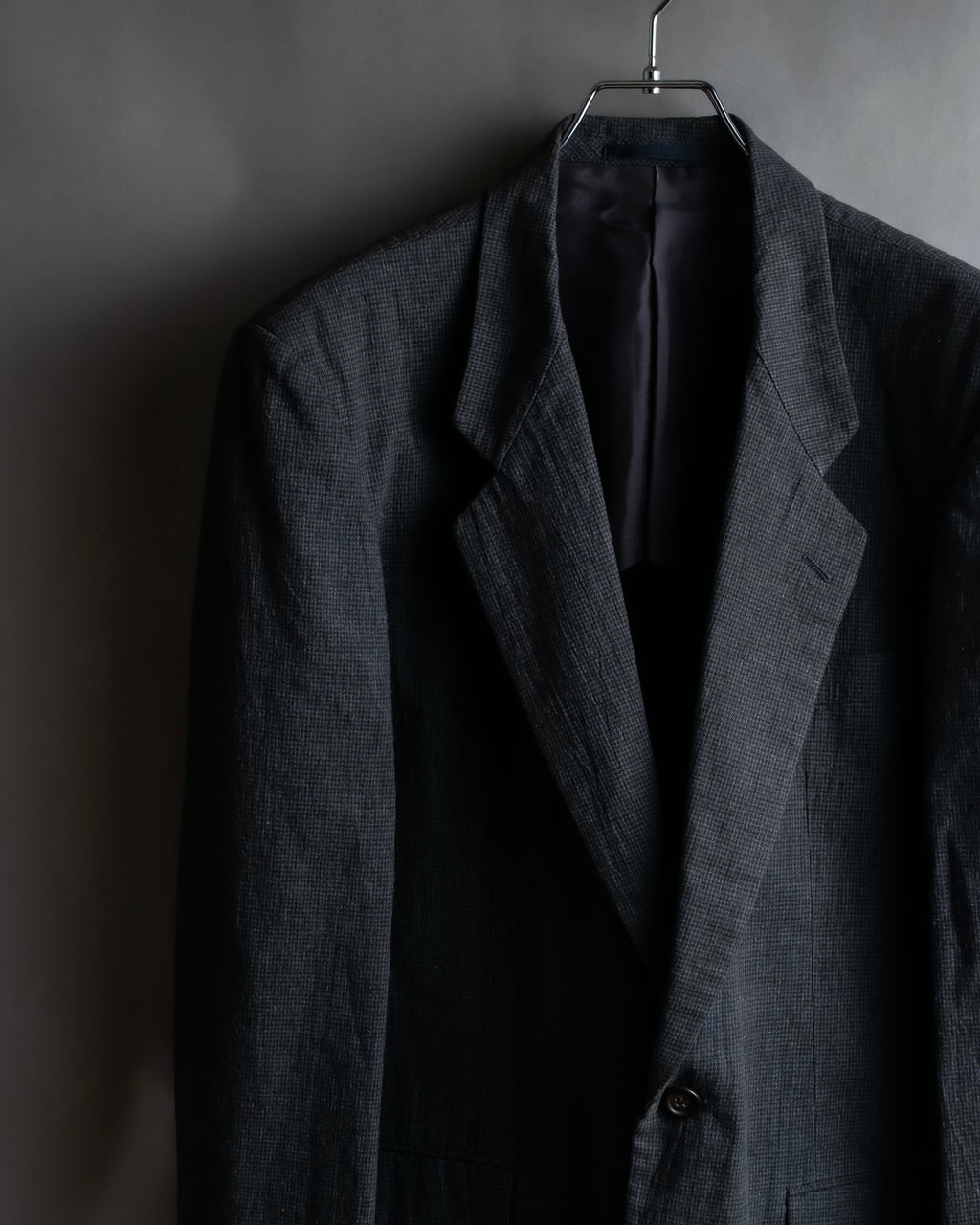 "COMME des GARCONS HOMME" 03SS fine all-over pattern cotton tailored jacket