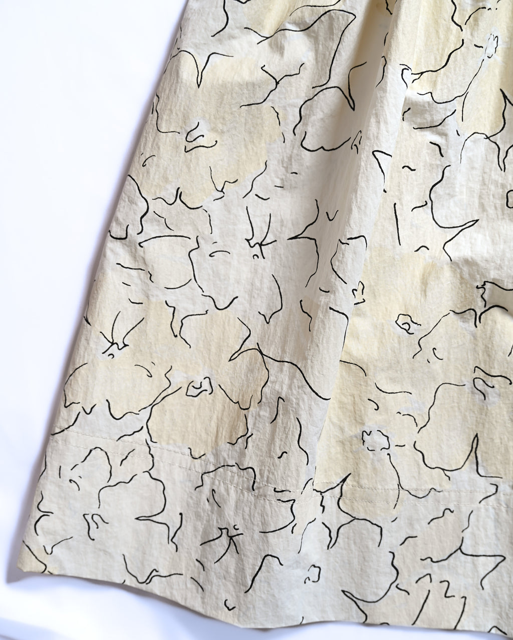 PLAN C/ Big Blooms cotton Popeline Long Skirt