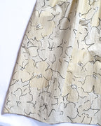 PLAN C/ Big Blooms cotton Popeline Long Skirt