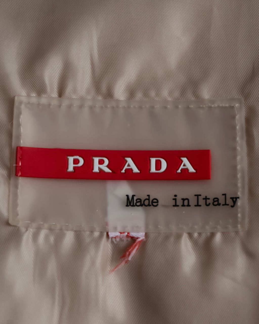 "PRADA" Military detail cotton jacket