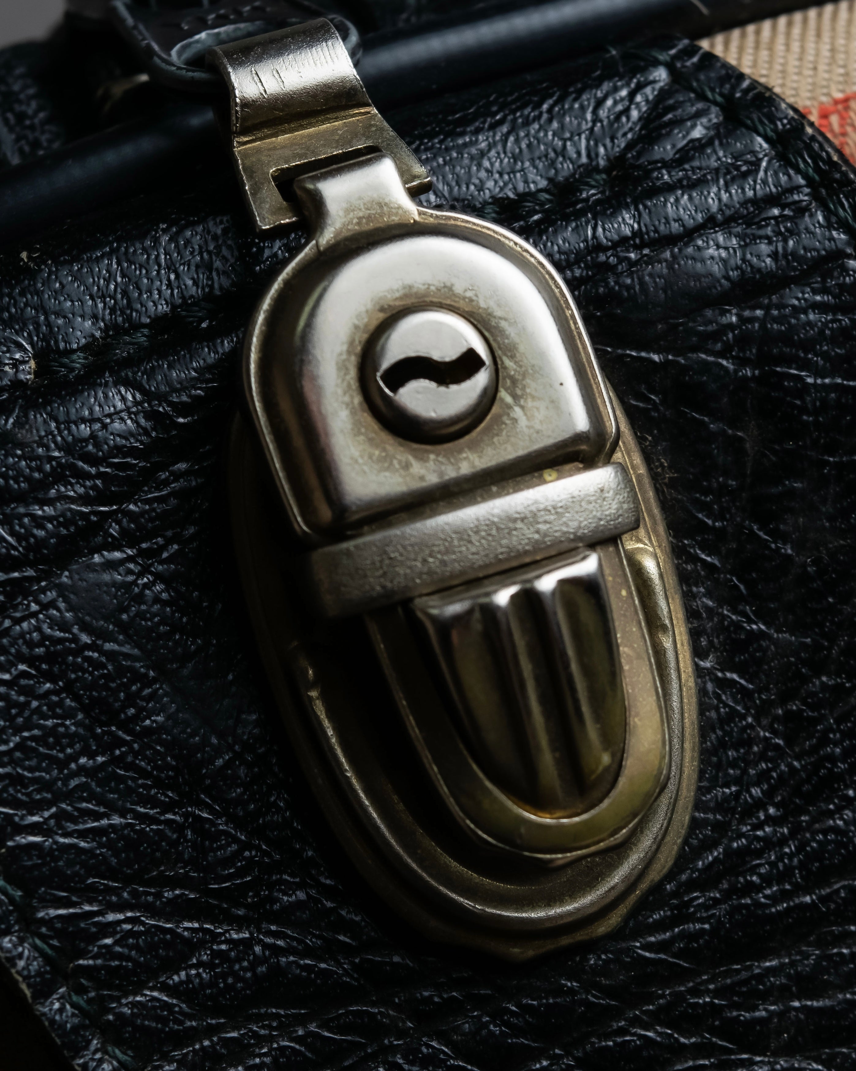 "BURBERRYS" Nova check canvas boston bag