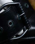 "BOTTEGA VENETA" Belt design square toe knee high long boots