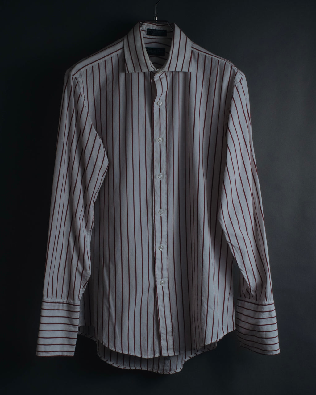 "Christian Dior" 80’s classic striped cotton dress shirt