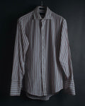 "Christian Dior" 80’s classic striped cotton dress shirt