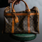 "LOUIS VUITTON" Monogram pattern pet carrier Boston bag