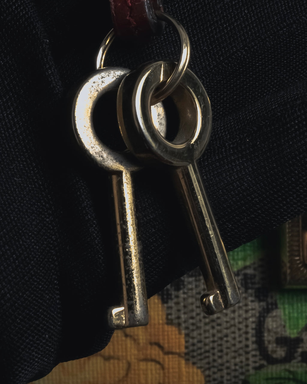 -SPECIAL- "GUCCI" Michele-era floral padlock design chain shoulder bag