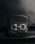 “Salvatore Ferragamo” 2010’s Gancini leather shoulder bag