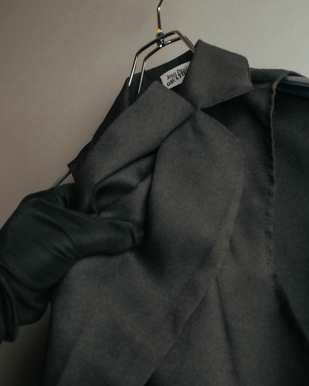 "Jean Paul GAULTIER" 80's-90's Avant-garde sleeveless long gilet coat