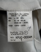 “KEITA MARUYAMA” Floral appliqué one-button chelsea coat