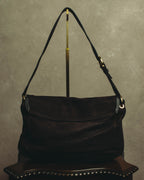 "Salvatore Ferragamo" 00's-10's Gancini leather shoulder bag