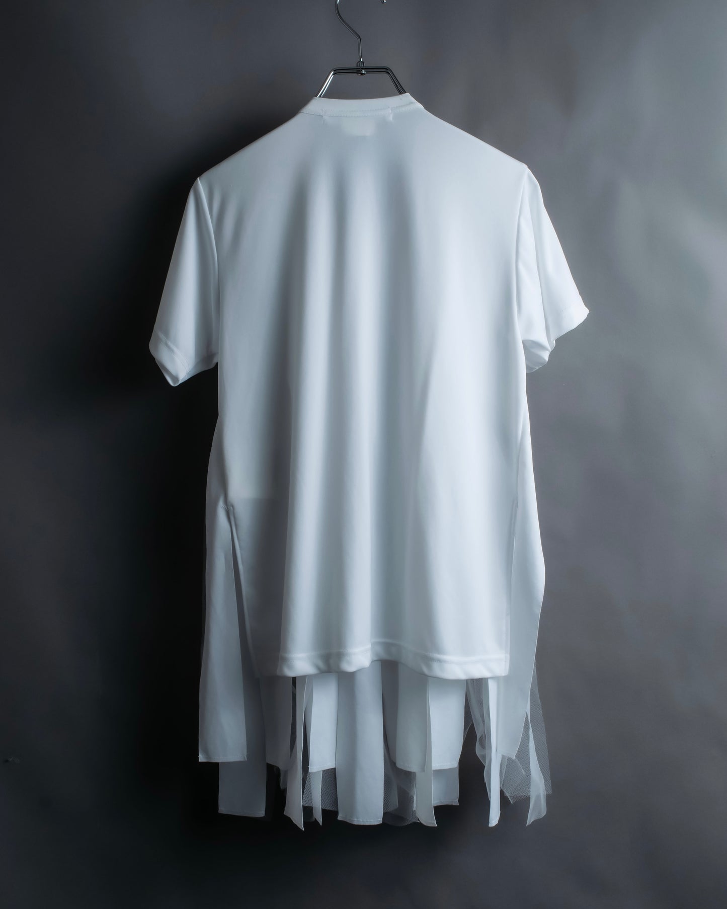 "COMME des GARCONS
COMME des GARCONS" Tulle docking strip processing T shirt