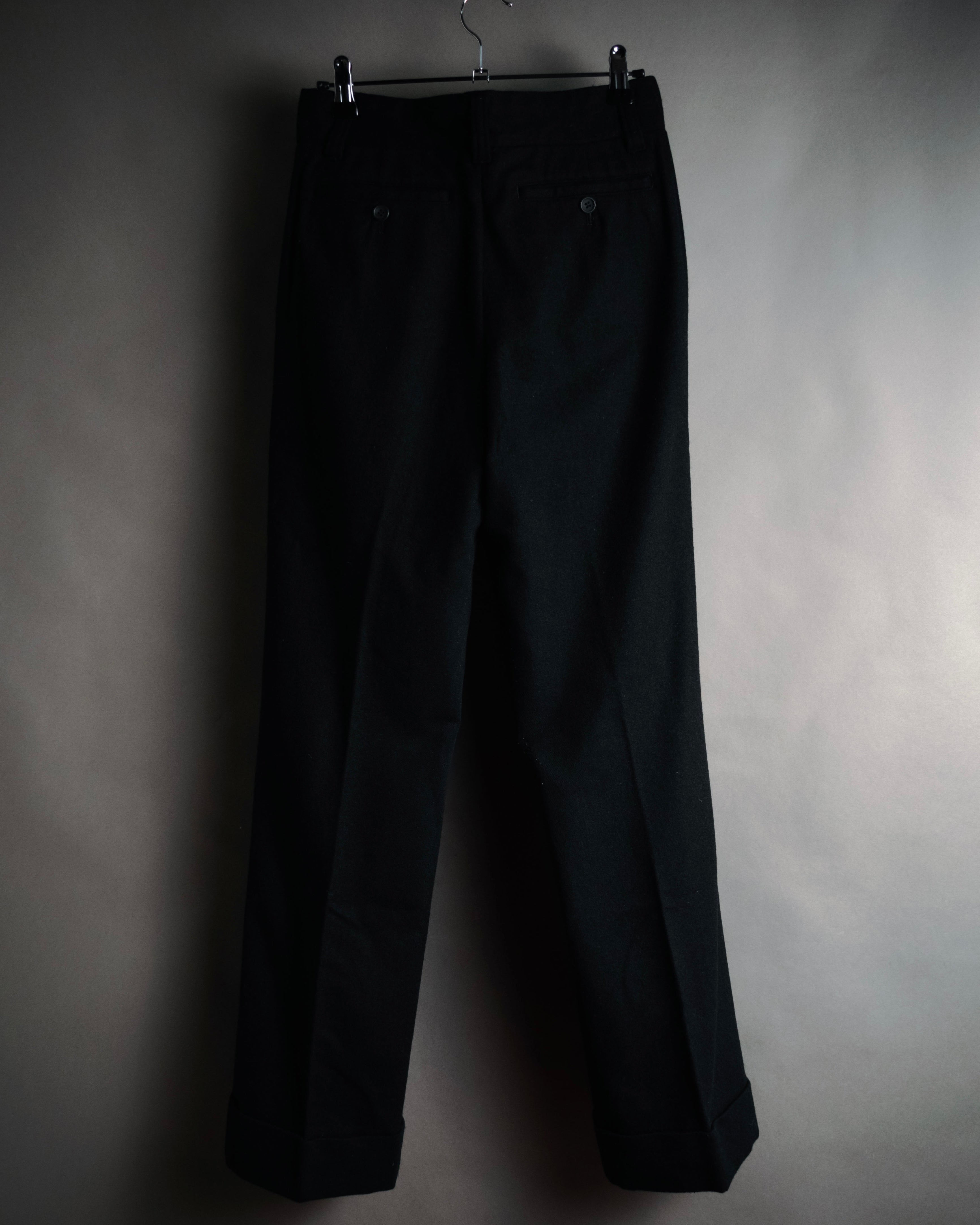 “JUNYA WATANABE COMME des GARÇONS” 2003 AW Structured wool melton wide trousers