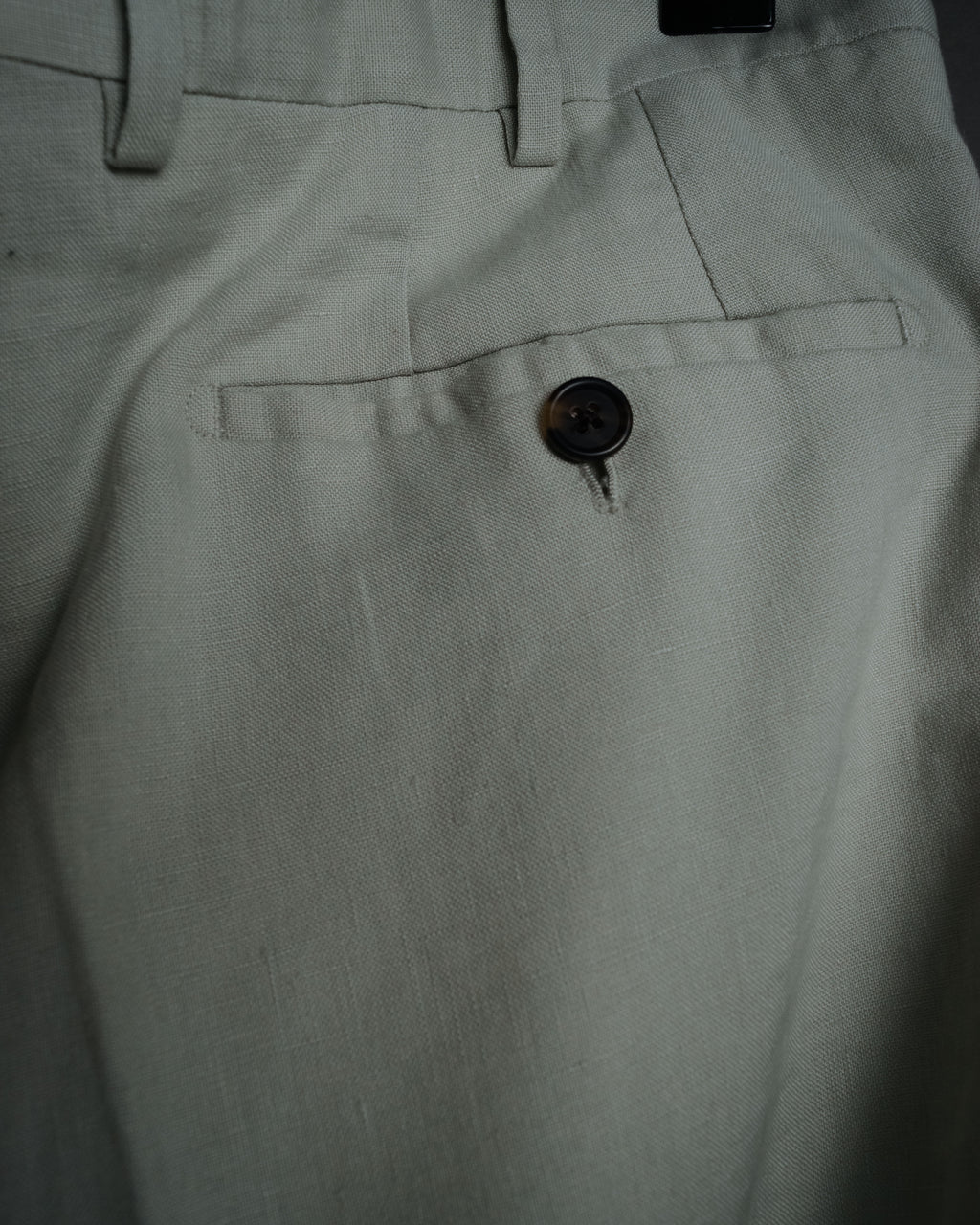 “PRADA” 10’s Linen tailored suit set