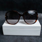 "LOEWE" Butterfly frame silver temple sunglasses