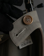 "HERMES" Margiela period silk wide straight slacks