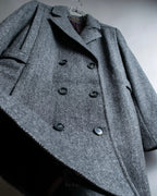 “Judi Rich” Beautiful tweed double breasted coat