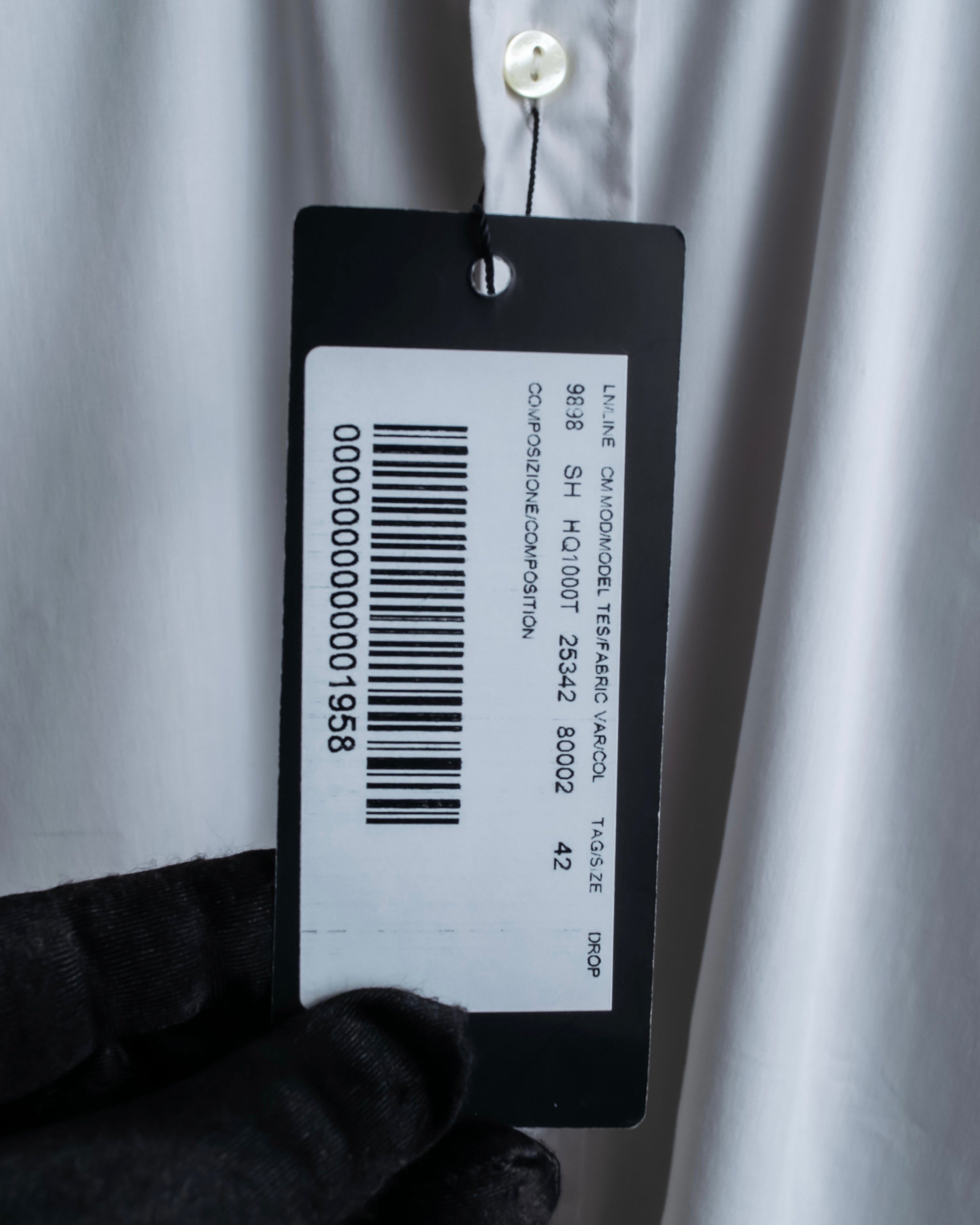 "DOLCE & GABBANA" Cuff logo engraved oversized shirt