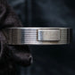 "GUCCI" Border motif silver bangle