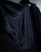 "YVES SAINT LAURENT" Metal toggle design melton wool duffel coat