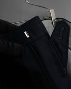 "YVES SAINT LAURENT" 00's shadow stripe pattern beautiful tailoring set up