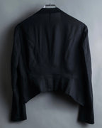 “Y’s” White lining sleeves short jacket