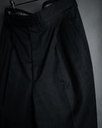 "GIORGIO ARMANI" 90’s draped double breasted suit set-up