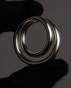 "HERMES" Vertige polished silver 925 ring
