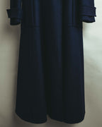 -SPECIAL- “Christian Dior” 2017 AW Navy double breasted A line long coat