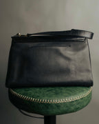 -SPECIAL- “BALENCIAGA” 2013-17 Le dix mixed leather shoulder bag