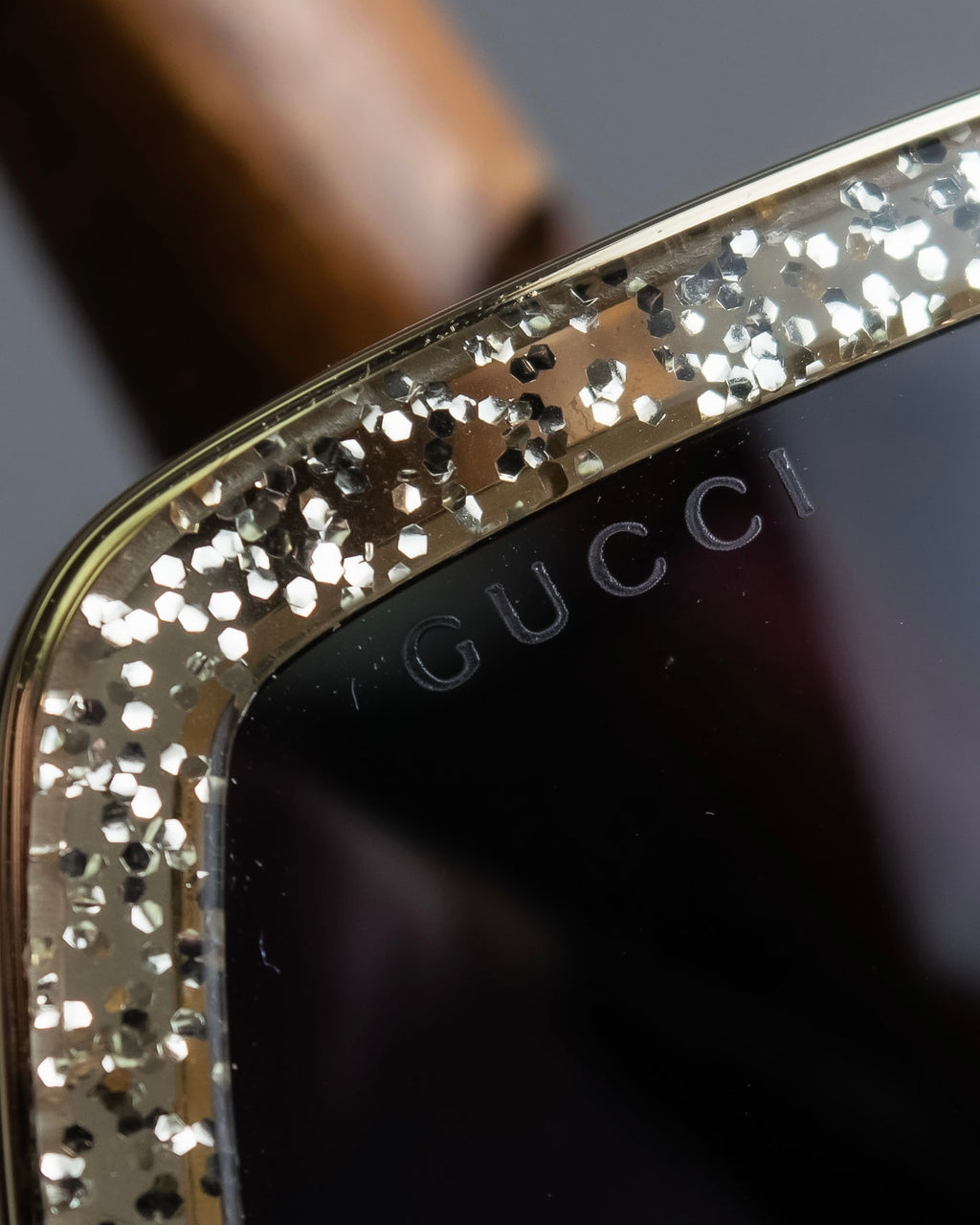 "GUCCI" Glitter design octagonal frame sunglasses
