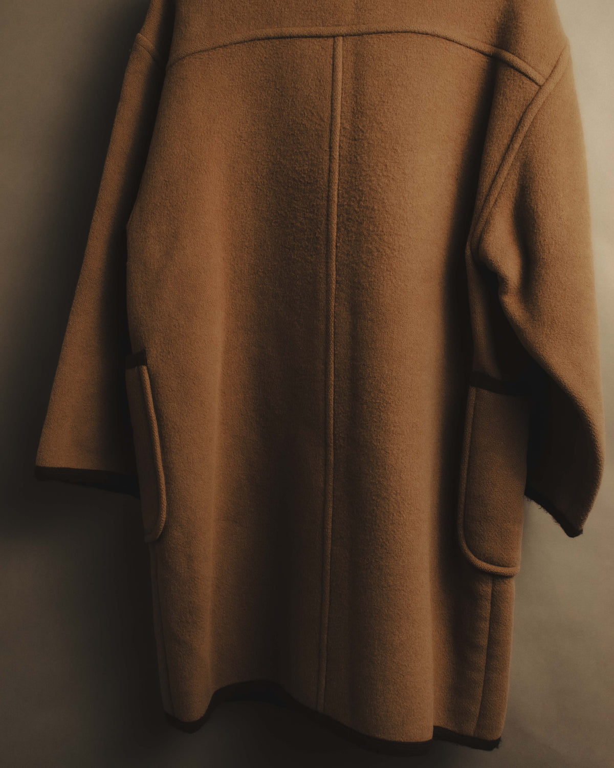 "Burberrys" 80's-90's Classic piped wool coat