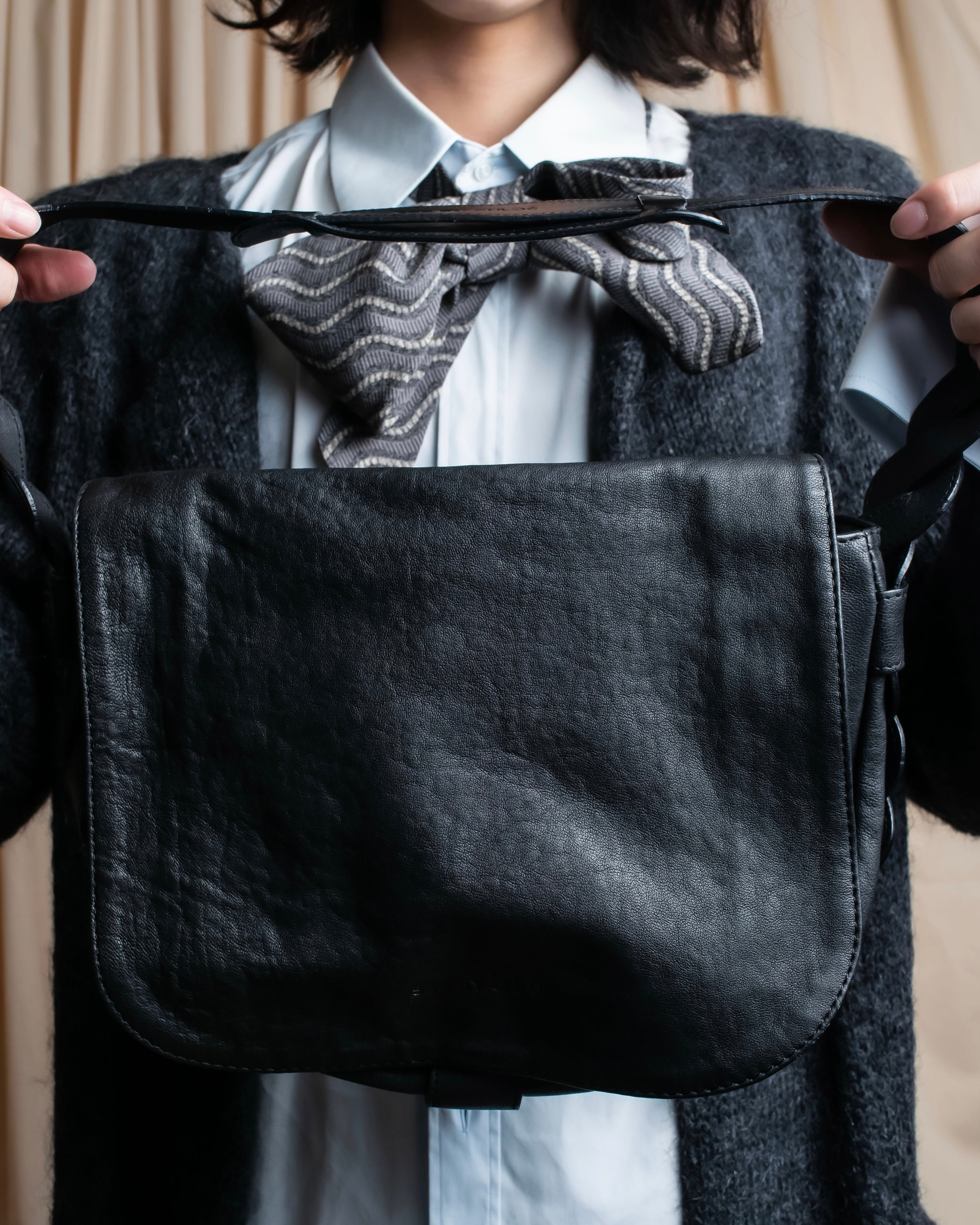 "SEE BY CHLOE" Braided shoulder design leather bag