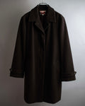 "VAL by VALENTINO" Military detailing hidden placket melton coat