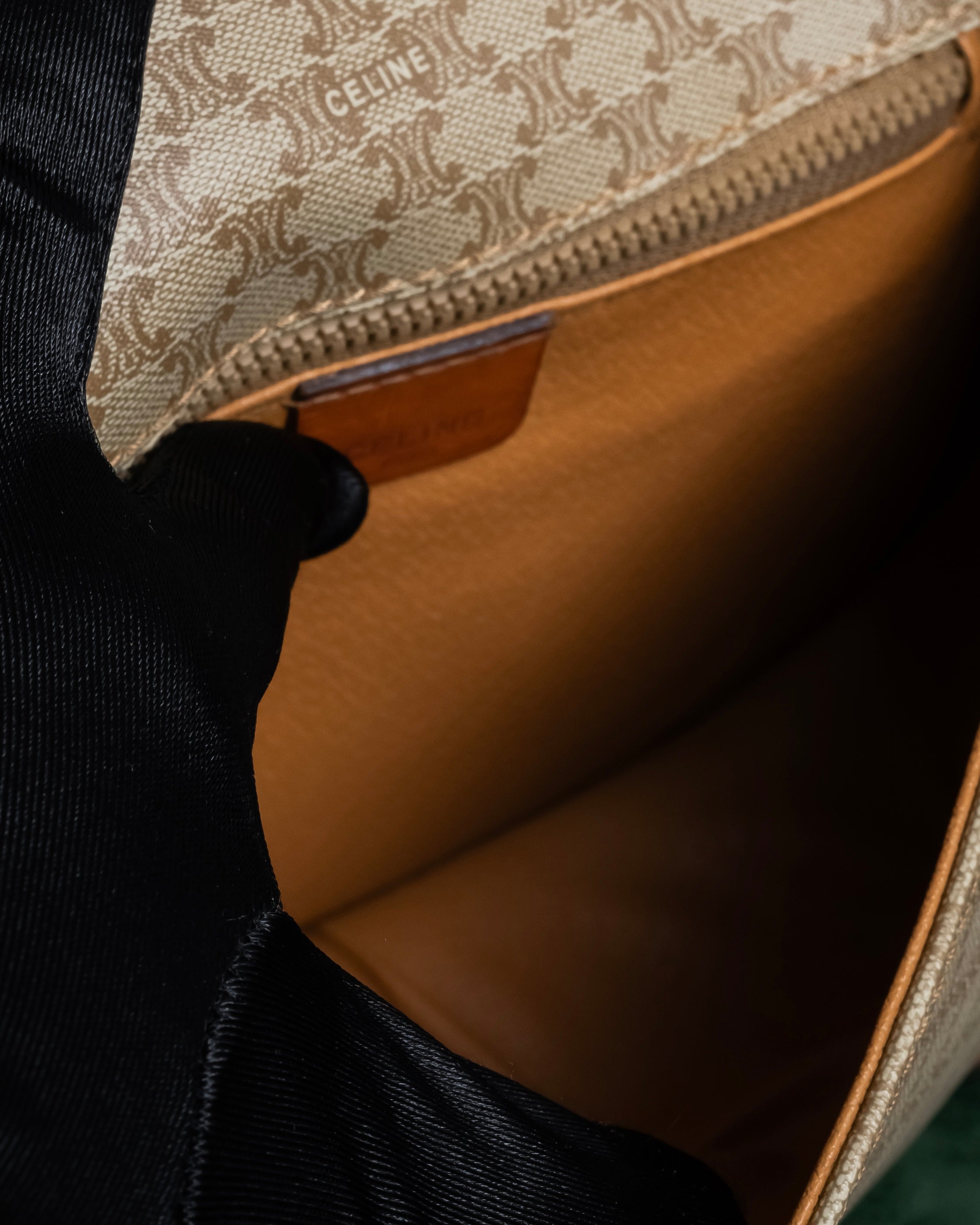 "CELINE Macadam pattern combination shoulder bag