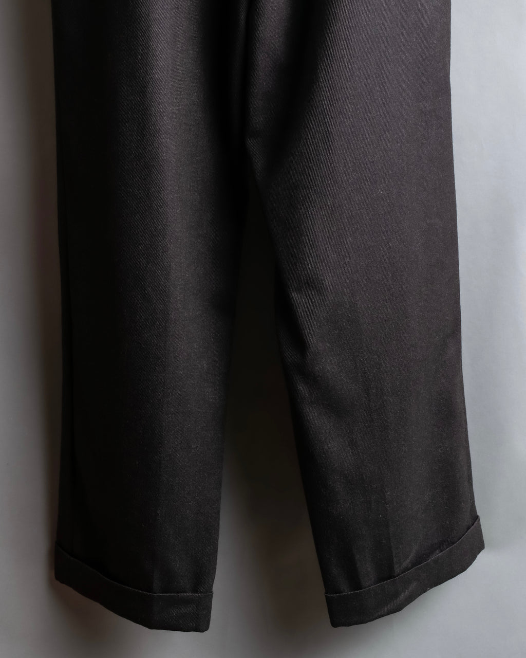 "Vintage wide tapered double-finished slacks"