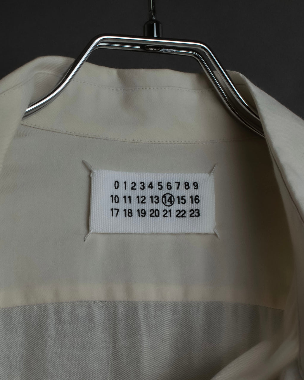"Maison Martin Margiela" 2010SS triple layer folded fly front shirt