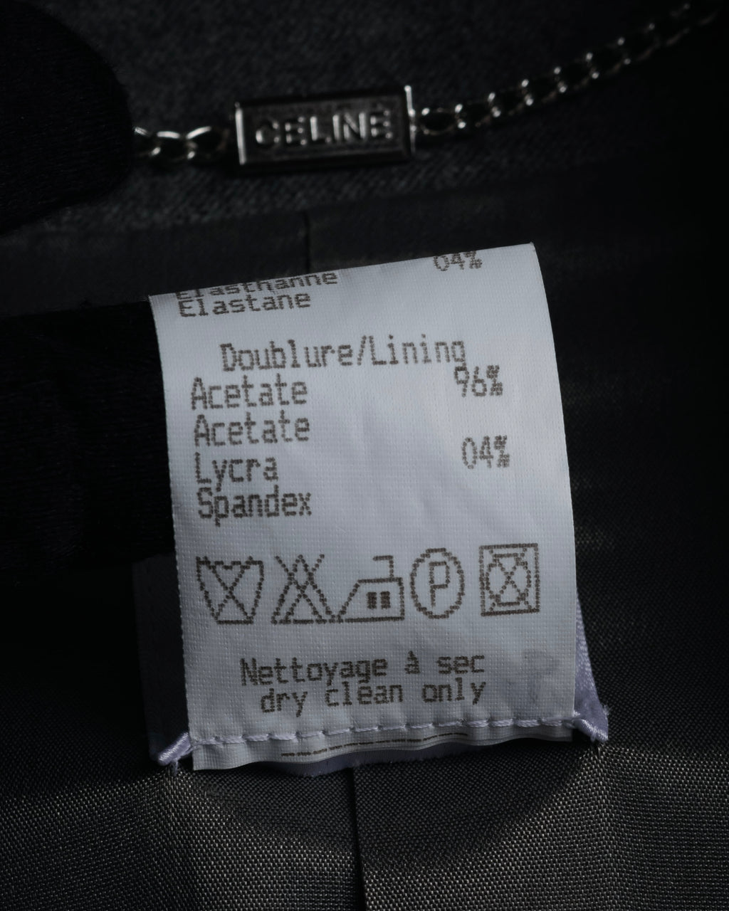 “CELINE” 2010’s Minimal tailored longline jacket