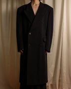 "STUDIO 0001 BY FERRE" Structured silhouette super long chester coat