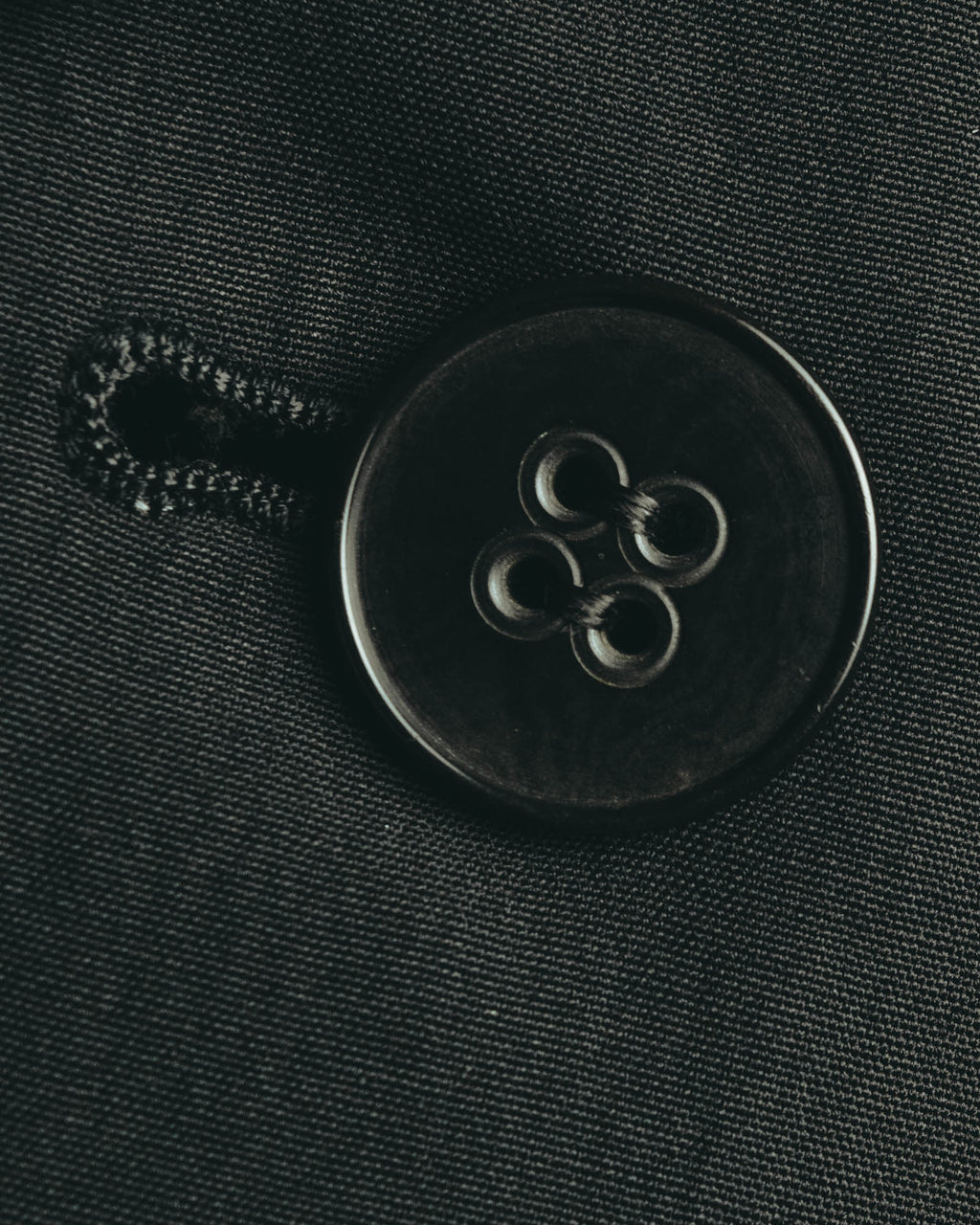 “COMME des GARCONS” 90’s black tailored long coat