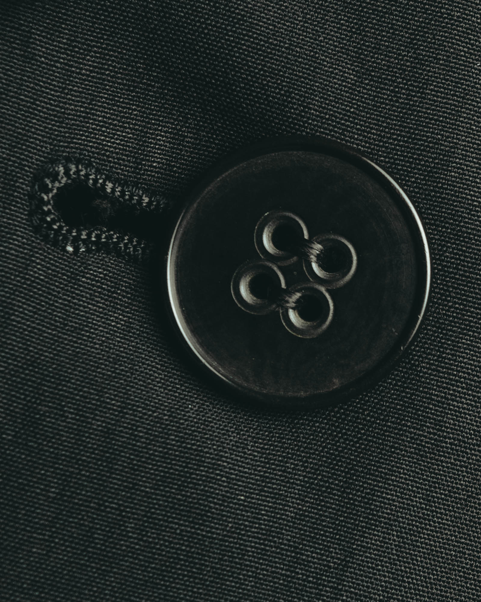 “COMME des GARCONS” 90’s black tailored long coat