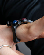 "LOUIS VUITTON"　Geometric color stone ring