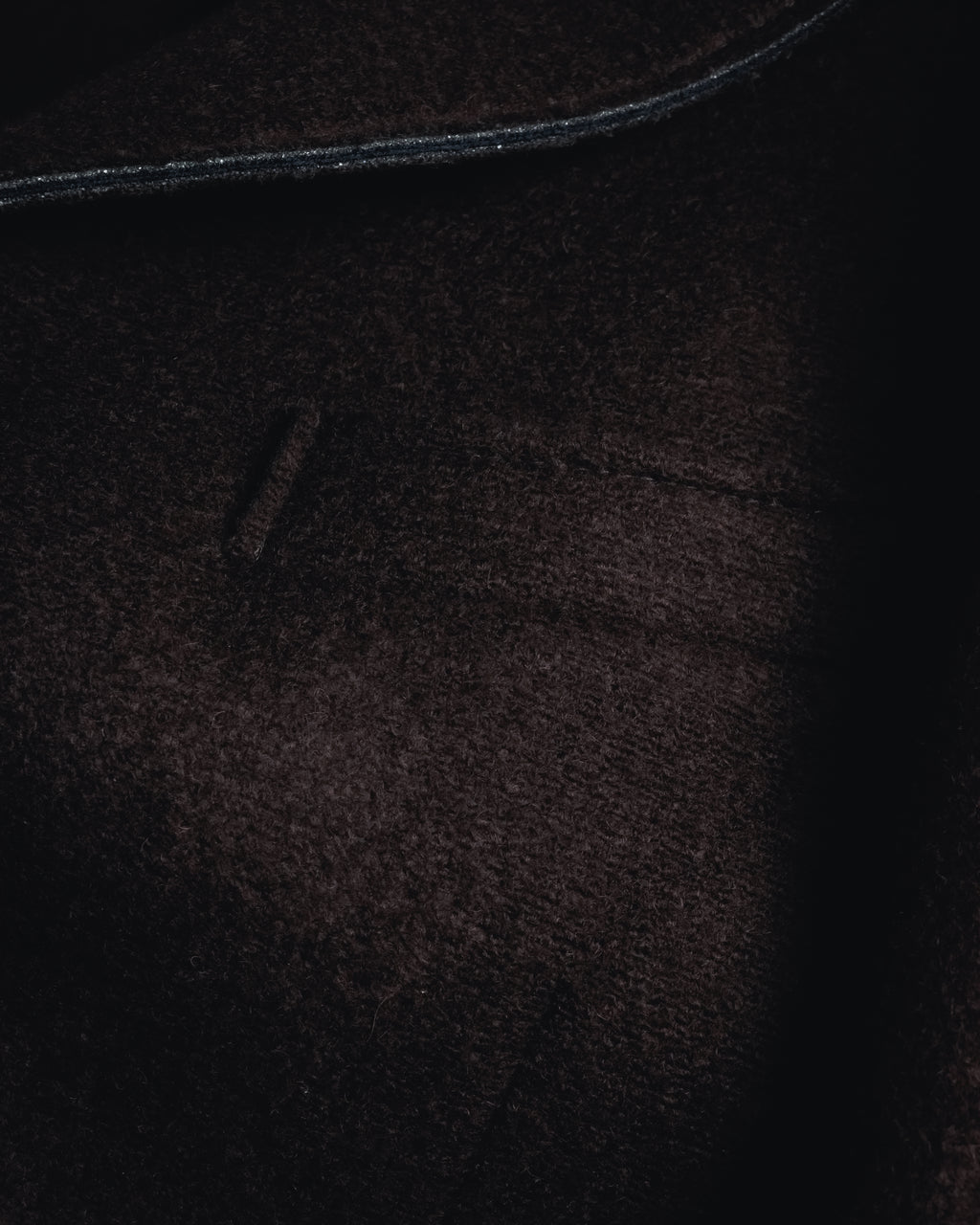 "BOB" Brushed wool single-breasted coat