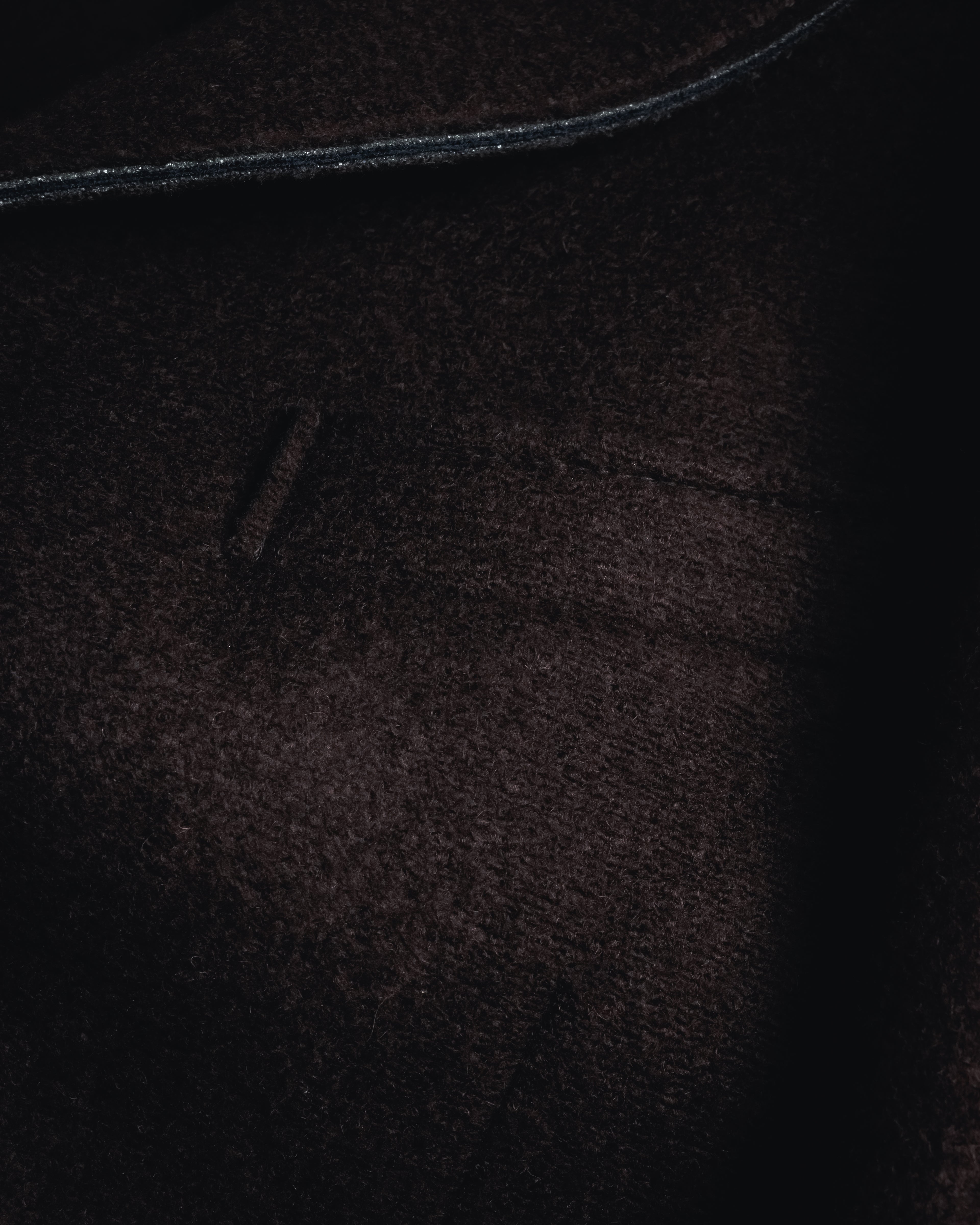 "BOB" Brushed wool single-breasted coat