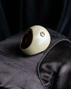 "Christian DIOR" Balloon detail logo design ring