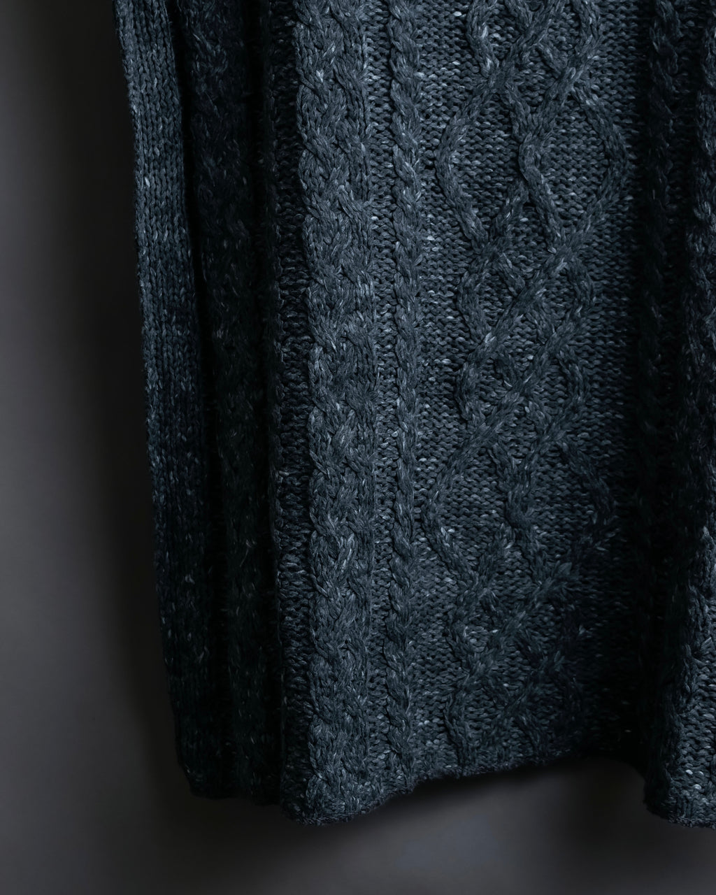 "MM6 MAISON MARGIELA" Cabled melange sleeveless knit