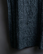 "MM6 MAISON MARGIELA" Cabled melange sleeveless knit