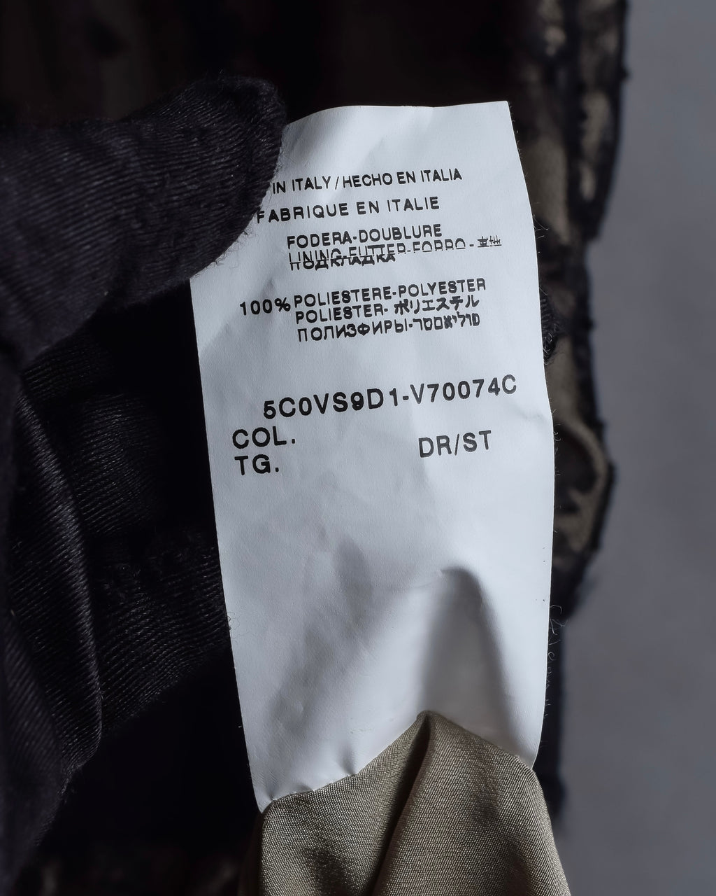 "VALENTINO" Lace layered ribbon design sleeveless dress