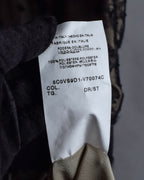 "VALENTINO" Lace layered ribbon design sleeveless dress